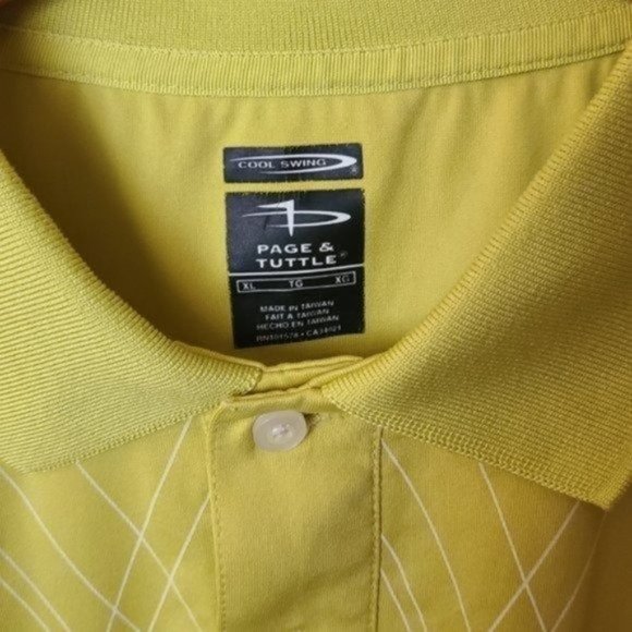 Page & Tuttle Green Polo‎ Shirt Stonebrooke Golf XL - Picture 8 of 9